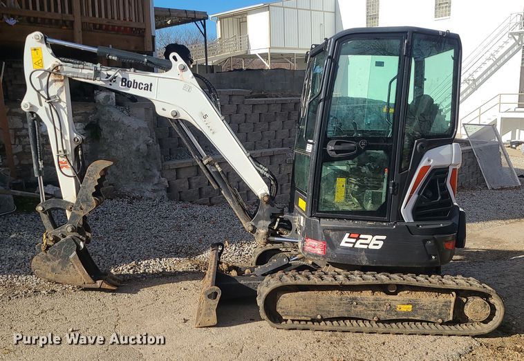image for item DR7818 2020 Bobcat E26  mini excavator