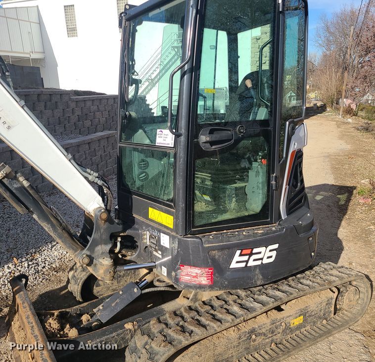 image for item DR7818 2020 Bobcat E26  mini excavator