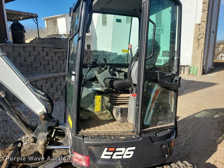 image for item DR7818 2020 Bobcat E26  mini excavator