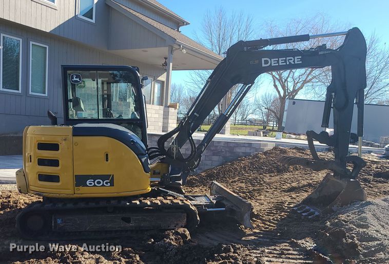 image for item DR7838 2016 John Deere 60G  mini excavator