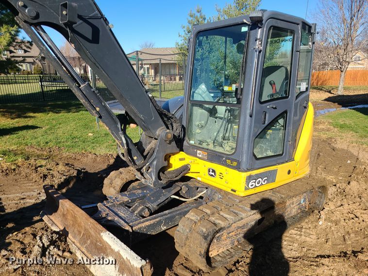 image for item DR7838 2016 John Deere 60G  mini excavator