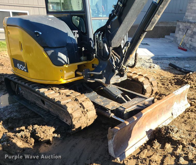 image for item DR7838 2016 John Deere 60G  mini excavator
