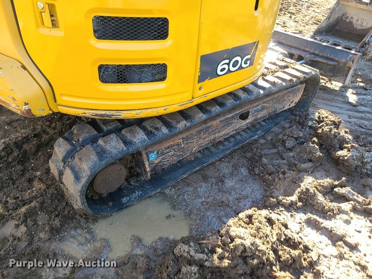 image for item DR7838 2016 John Deere 60G  mini excavator