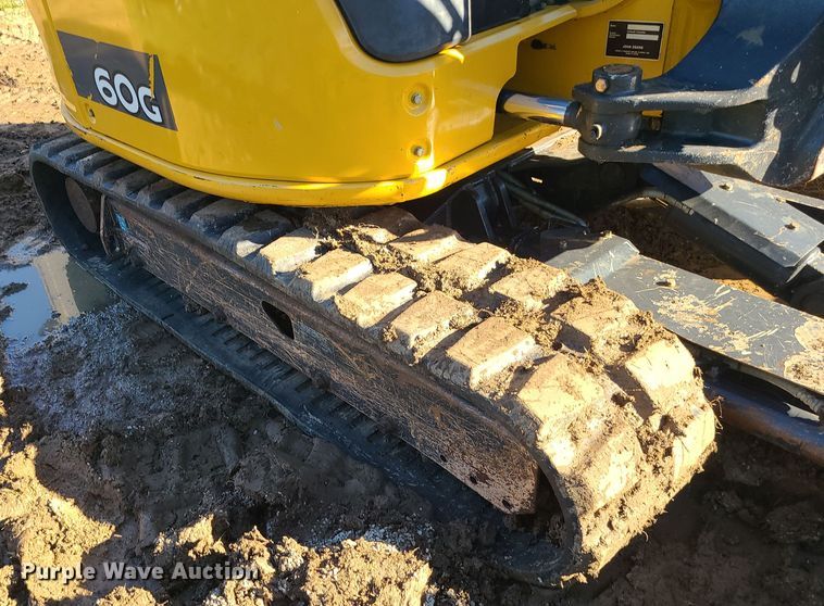 image for item DR7838 2016 John Deere 60G  mini excavator