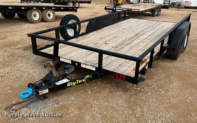 image for item DS2380 2019 Big Tex 70PI-16XBK  utility trailer