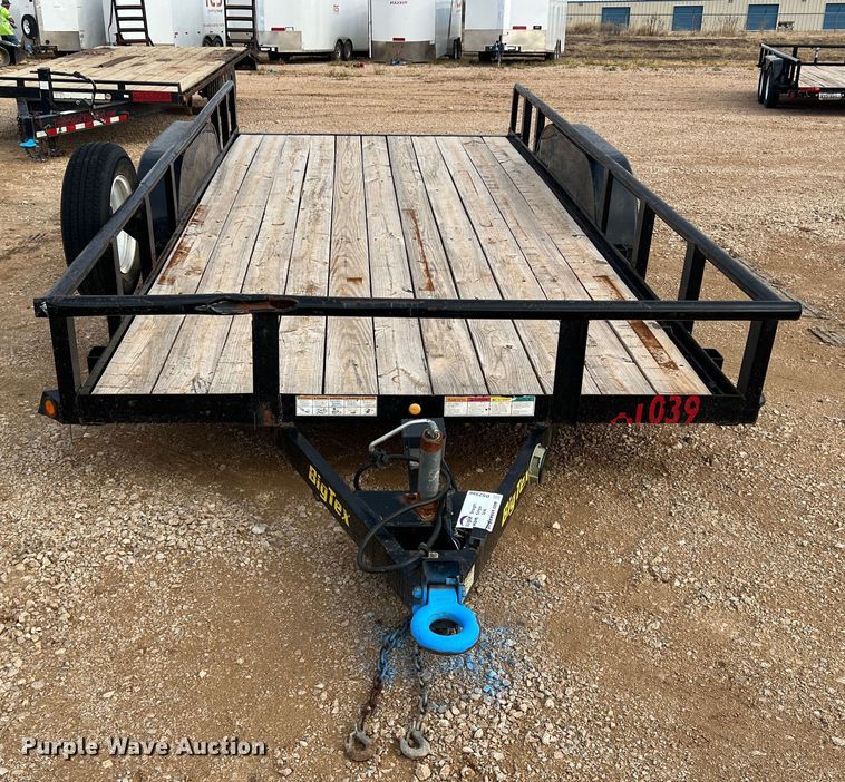 image for item DS2380 2019 Big Tex 70PI-16XBK  utility trailer