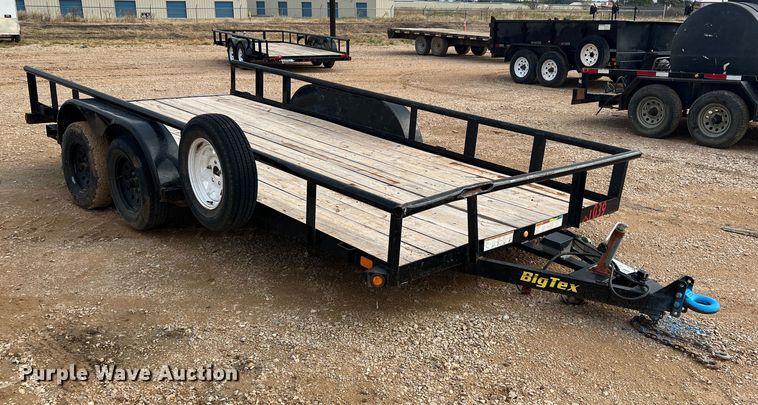 image for item DS2380 2019 Big Tex 70PI-16XBK  utility trailer