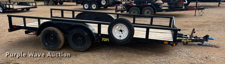 image for item DS2380 2019 Big Tex 70PI-16XBK  utility trailer