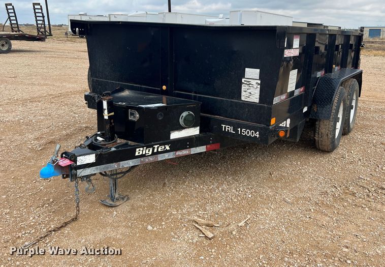 image for item DS2383 2015 Big Tex 10SR-12XLBK7SIR  dump trailer