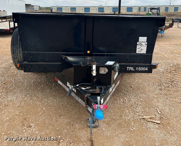 image for item DS2383 2015 Big Tex 10SR-12XLBK7SIR  dump trailer