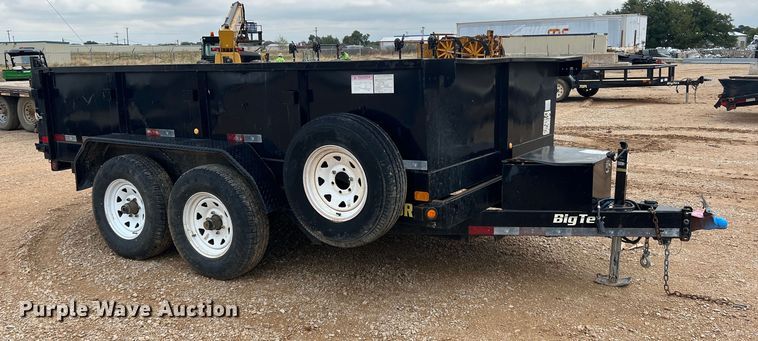 image for item DS2383 2015 Big Tex 10SR-12XLBK7SIR  dump trailer