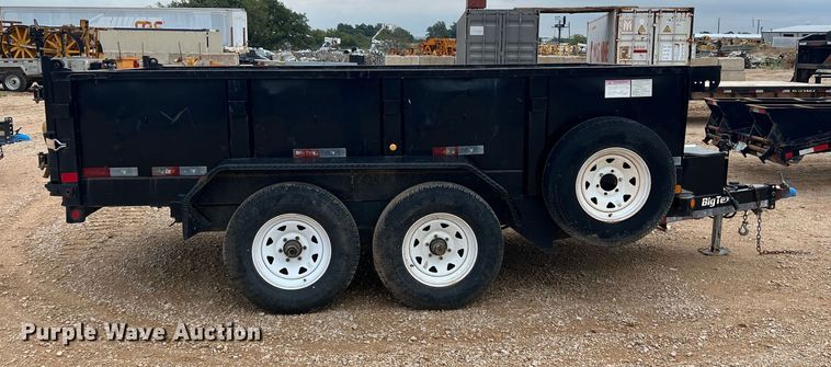 image for item DS2383 2015 Big Tex 10SR-12XLBK7SIR  dump trailer