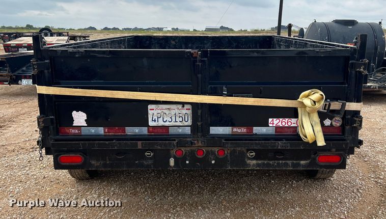 image for item DS2383 2015 Big Tex 10SR-12XLBK7SIR  dump trailer