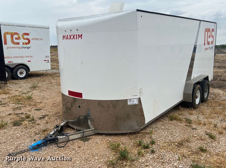 image for item DS2395 2015 Blatz  enclosed cargo trailer