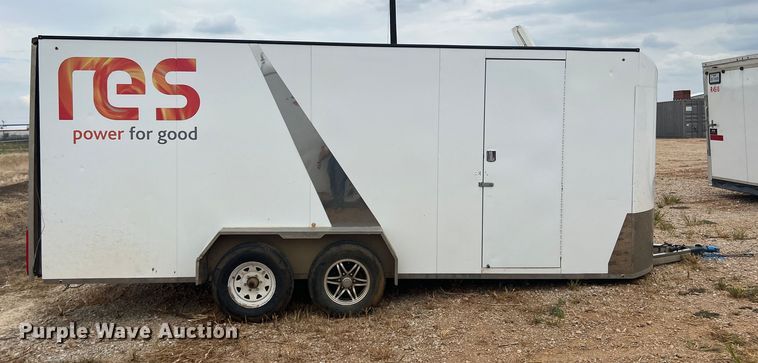 image for item DS2395 2015 Blatz  enclosed cargo trailer