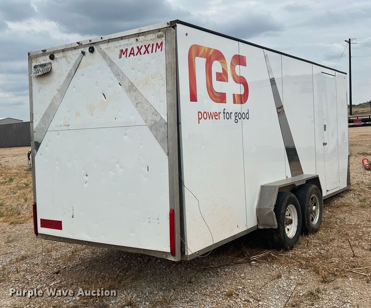 image for item DS2395 2015 Blatz  enclosed cargo trailer