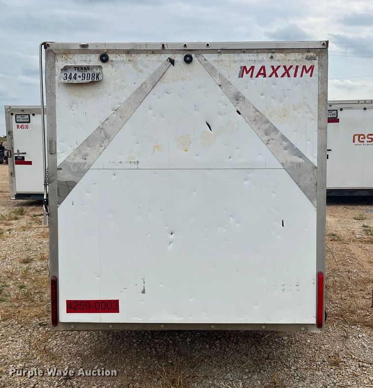 image for item DS2395 2015 Blatz  enclosed cargo trailer