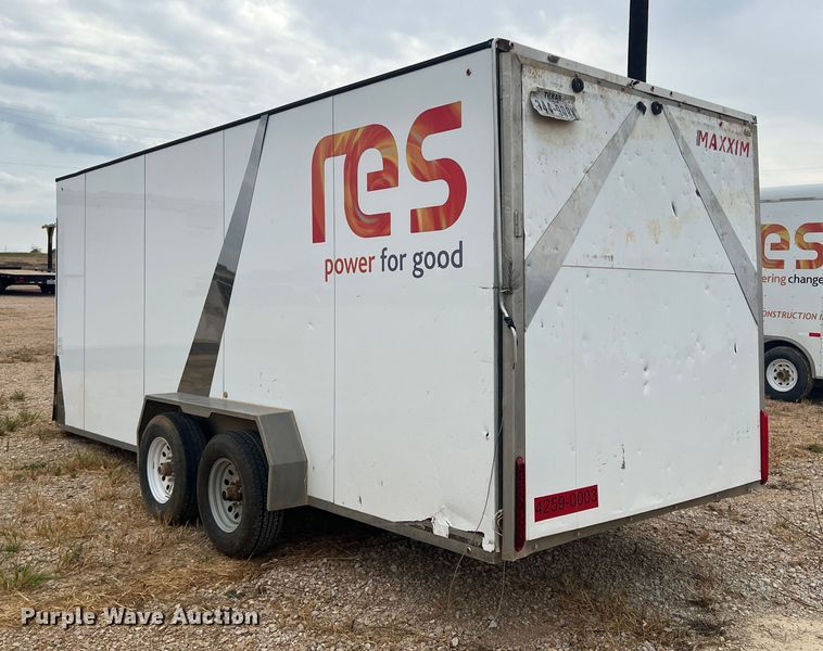 image for item DS2395 2015 Blatz  enclosed cargo trailer