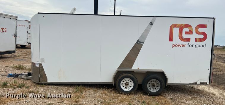 image for item DS2395 2015 Blatz  enclosed cargo trailer