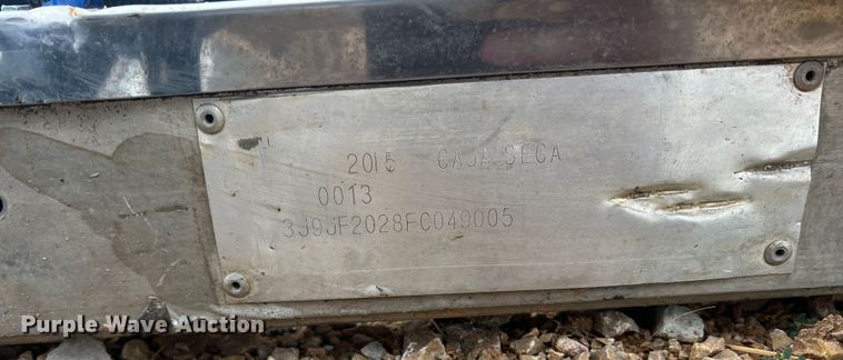 image for item DS2395 2015 Blatz  enclosed cargo trailer