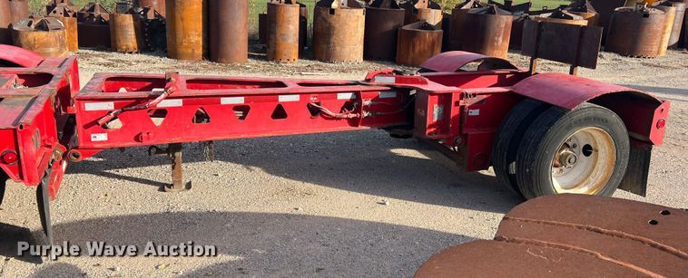 image for item DS2472 2000 Trail King  lowboy equipment trailer