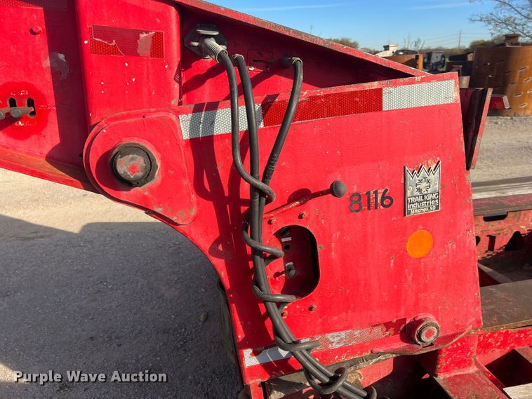 image for item DS2472 2000 Trail King  lowboy equipment trailer