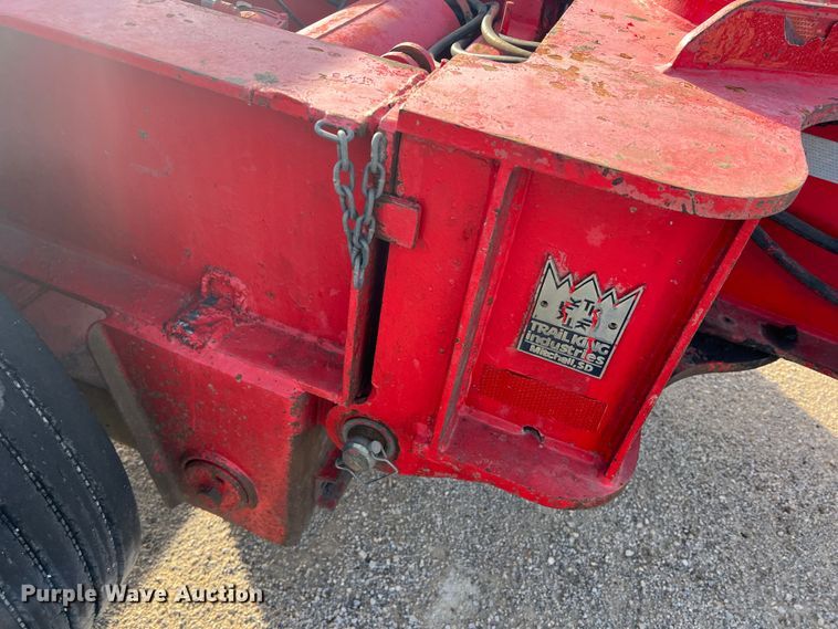 image for item DS2472 2000 Trail King  lowboy equipment trailer