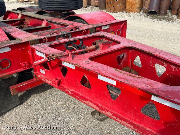 image for item DS2472 2000 Trail King  lowboy equipment trailer