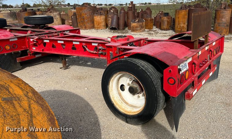 image for item DS2472 2000 Trail King  lowboy equipment trailer