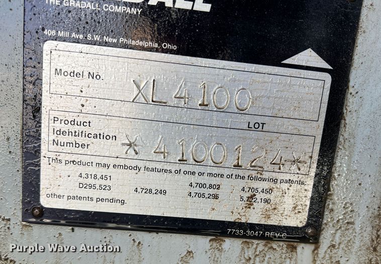 image for item DS2477 Gradall XL4100 II  wheeled excavator