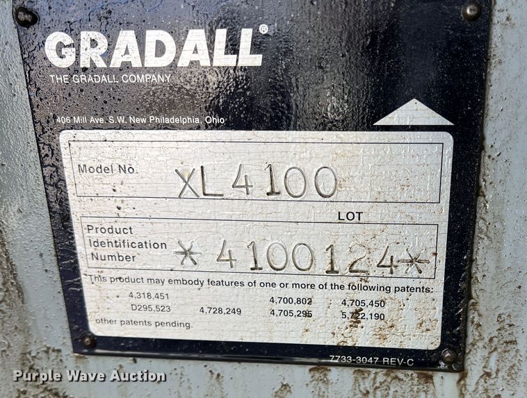 image for item DS2477 Gradall XL4100 II  wheeled excavator