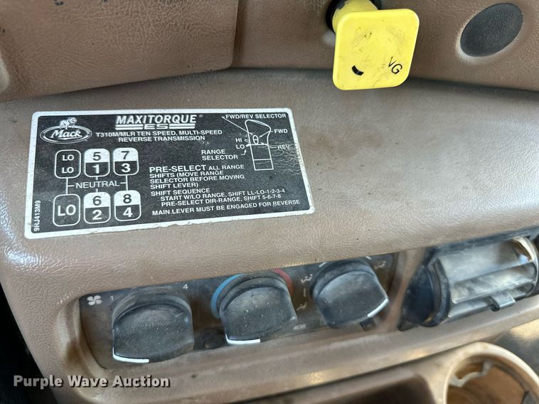 image for item DS6453 2007 Mack CV713  dump truck