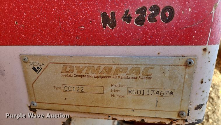 image for item DS6454 1998 Dynapac CC122  double drum vibratory roller