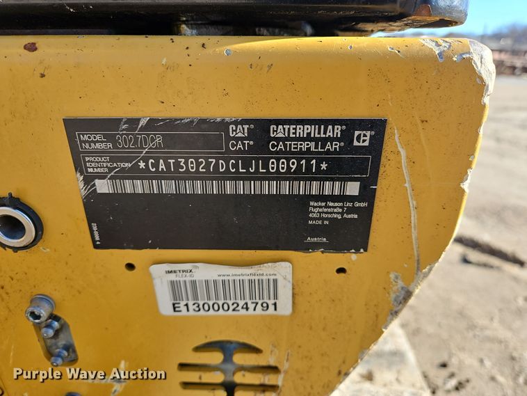 image for item DS6479 Caterpillar 302.7D CR  mini excavator