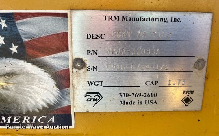 image for item EI0507 2017 John Deere 710L  backhoe