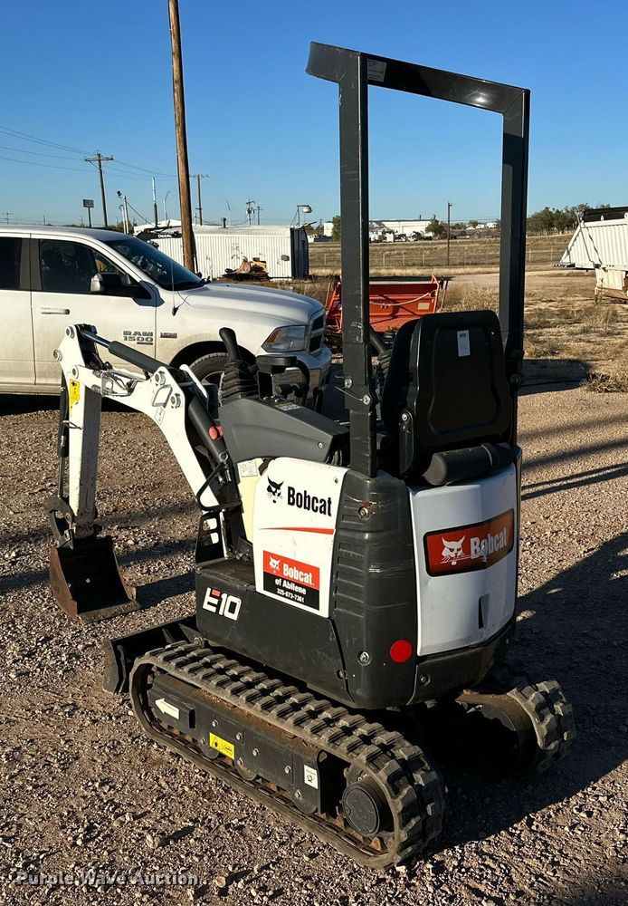 image for item EI0512 2018 Bobcat E10  mini excavator