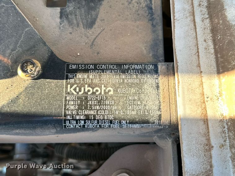 image for item EI0512 2018 Bobcat E10  mini excavator