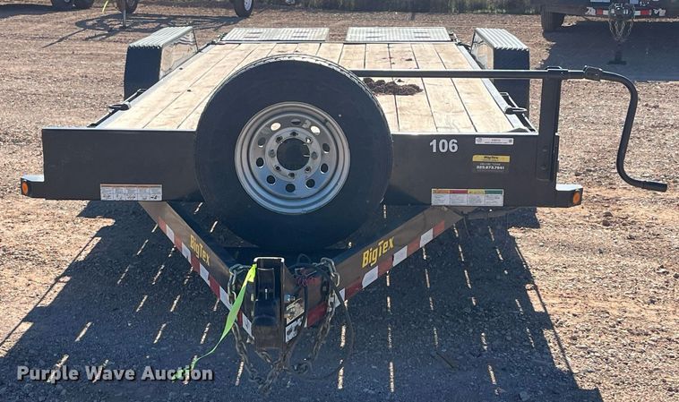 image for item EI0513 2020 Big Tex 14ET-20BK-MR  equipment trailer