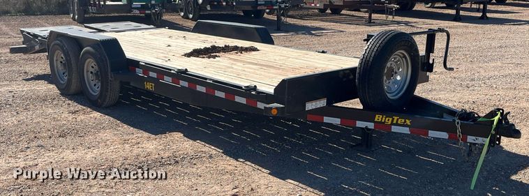 image for item EI0513 2020 Big Tex 14ET-20BK-MR  equipment trailer