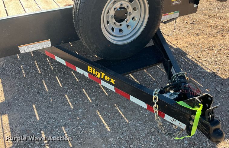 image for item EI0513 2020 Big Tex 14ET-20BK-MR  equipment trailer