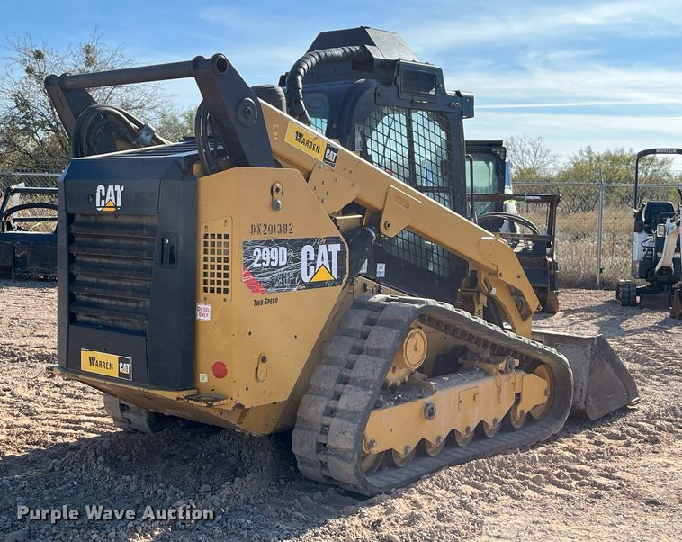 image for item EI0525 2017 Caterpillar 299D2XHP  tracked skid steer loader