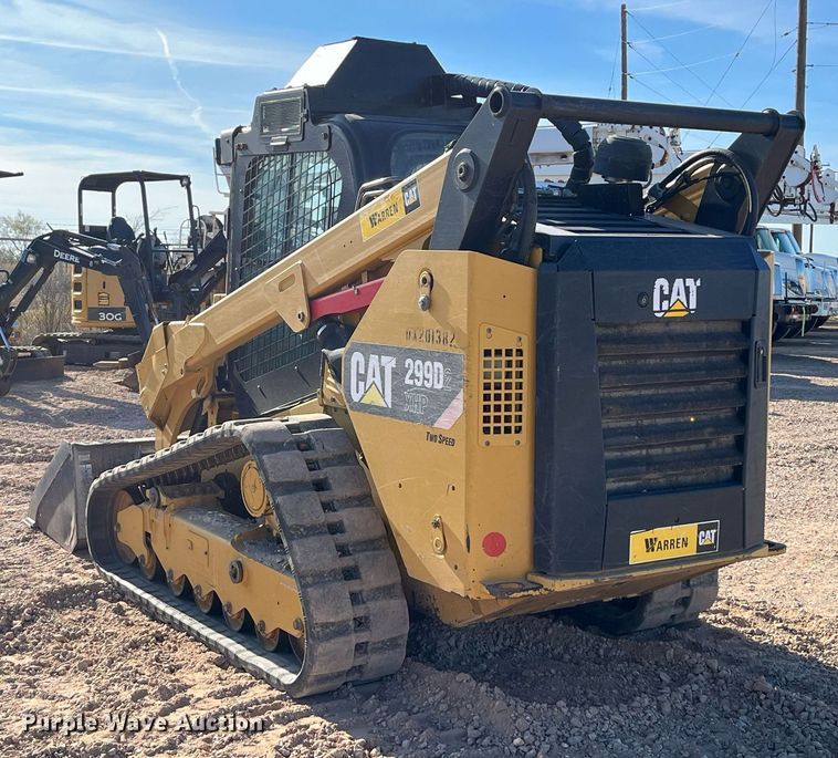 image for item EI0525 2017 Caterpillar 299D2XHP  tracked skid steer loader