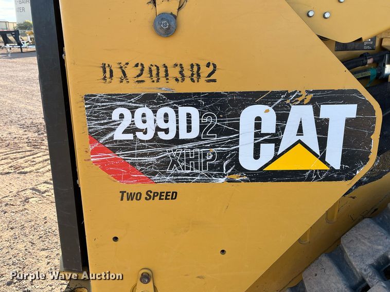 image for item EI0525 2017 Caterpillar 299D2XHP  tracked skid steer loader