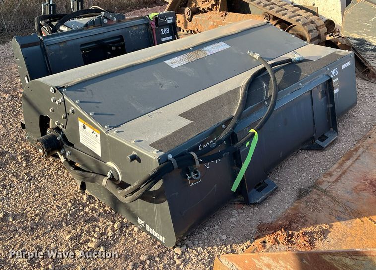 image for item EI0528 2019 Bobcat 84 Sweeper  skid steer sweeper