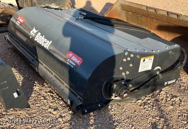 image for item EI0528 2019 Bobcat 84 Sweeper  skid steer sweeper