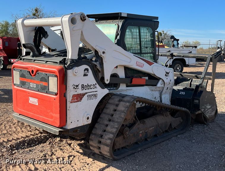 image for item EI0530 2018 Bobcat T870  tracked skid steer loader