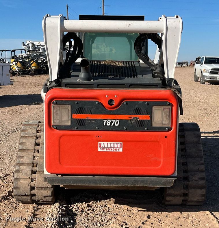 image for item EI0530 2018 Bobcat T870  tracked skid steer loader