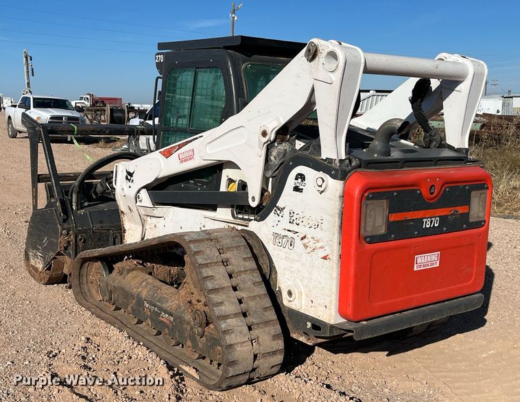 image for item EI0530 2018 Bobcat T870  tracked skid steer loader