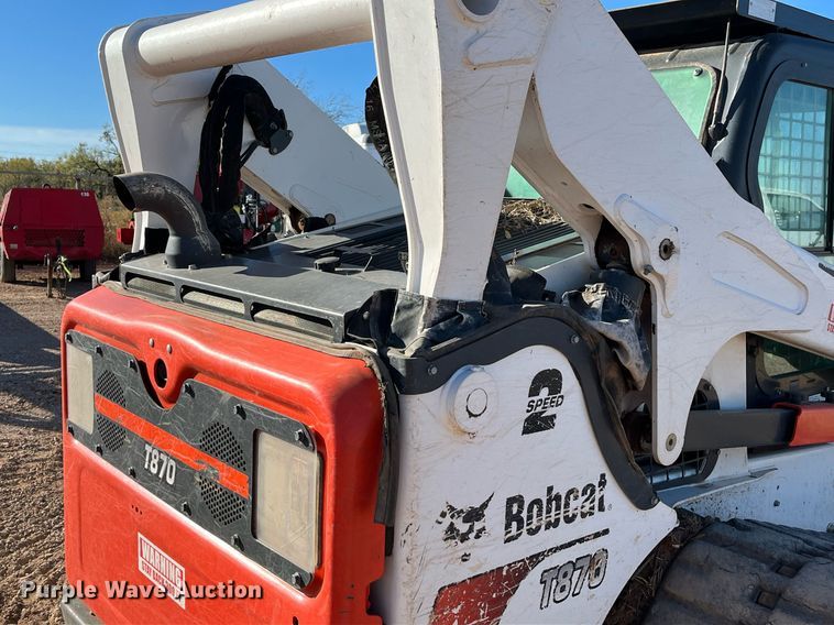 image for item EI0530 2018 Bobcat T870  tracked skid steer loader