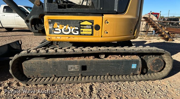 image for item EI0535 2017 John Deere 30G  mini excavator